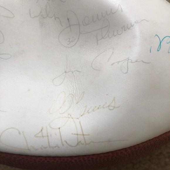 Vintage 1980's Dallas Cowboys Autographed Signed Football - No COA - Picture 5 of 16